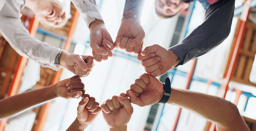 hands with patients